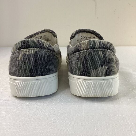 J Crew Women’s Canvas slip on Camo Chunky Sneakers Size 6.5 - Picture 4 of 10